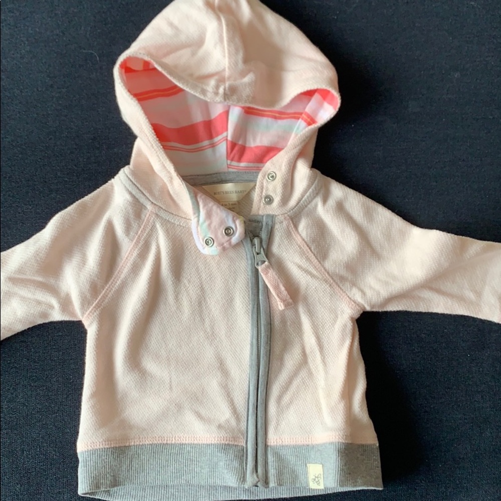 Burt’s bees zip up hoodie